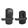 Schlage Residential Fe595 Keypad Lever With Plymouth Trim And Elan Lever With Flex Lock Style, Aged Bronze