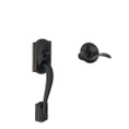 Schlage Residential Fe285 Handleset With Interior Trim Camelot Style (Deadbolt Not Included), Accent Lever, Right Hand, Aged Bronze