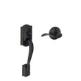 Schlage Residential Fe285 Handleset With Interior Trim Camelot Style (Deadbolt Not Included), Accent Lever, Left Hand, Aged Bronze