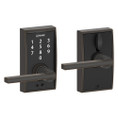 Schlage Residential Fe695 Keyless Touchscreen Lever With Century Trim And Latitude Lever Style, Aged Bronze