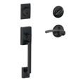 Schlage Residential F60 Century Handleset/Entrance Merano Lever Complete Lock Style Handleset, Left Hand, Aged Bronze