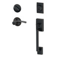 Schlage Residential F60 Century Handleset/Entrance Merano Lever Complete Lock Style Handleset, Right Hand, Aged Bronze