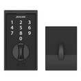 Schlage Residential BE375 Touchscreen Deadbolt, Century Trim, Matte Black
