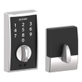 Schlage Residential BE375 Touchscreen Deadbolt, Century Trim, Bright Polished Chrome