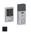 Schlage Residential BE468ZP Connect Deadbolt Touchscreen, Z-Wave Technology, No Alarm Function, Century Trim, Matte Black