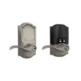 Schlage Residential Encode Smart Wifi Lever Camelot X Accent, Satin Nickel