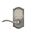 Schlage Residential Encode Smart Wifi Lever Camelot X Accent, Satin Nickel