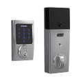 Schlage Residential BE469ZP Connect Deadbolt With Alarm Touchscreen, Z-Wave Plus Technology, Century Trim, Bright Polished Chrome