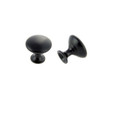 Orca Hardware Ck-15030 Round Cabinet Knob Bachelor Collection, Pull, 1-1/4" Diameter, Zinc Alloy, Matte Black
