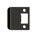 Deltana Extended Lip Strike Replacement For Residential Locks, 2-1/4" X 2-1/4", 1-3/4" Extension, Oil Rubbed Dark Bronze