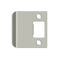 Deltana Extended Lip Strike Replacement For Residential Locks, 2-1/4" X 2-1/4", 1-3/4" Extension, Satin Nickel