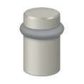 Deltana Universal Floor Bumper 2", Solid Brass, Satin Nickel