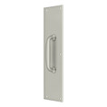 Deltana Pull Plate 3-1/2" X 15" With 5-1/2" Handle, Satin Nickel