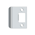Deltana Extended Lip Strike Replacement For Residential Locks, 2-1/4" X 2", 1-1/2" Extension, Bright Polished Chrome