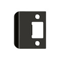 Deltana Extended Lip Strike Replacement For Residential Locks, 2-1/4" X 2", 1-1/2" Extension, Oil Rubbed Dark Bronze