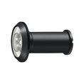Deltana Door Viewer Ul Listed, 1-3/8" To 2-1/4" Thickness, 200 Degree View Range, Painted, Matte Black