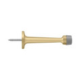 Deltana Baseboard Door Bumper 3-1/4", Solid, Satin Brass