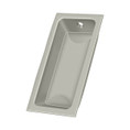 Deltana Flush Pull Large, 3-5/8" X 1-3/4" X 1/2", Satin Nickel