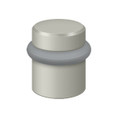 Deltana Universal Floor Bumper 1-1/2", Solid Brass, Satin Nickel