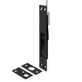 Deltana 12" Extension Flush Bolt, Solid Brass, Painted, Matte Black