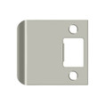 Deltana Extended Lip Strike Replacement For Residential Locks, 2-1/4" X 2-1/2", 2" Extension, Satin Nickel