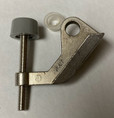 Perfect Products Hinge Mounted Single Door Bumper Commercial Saver, Pewter, Satin Nickel