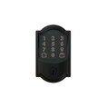 Schlage Residential BE489WBC Encode Smart Wifi Single Cylinder Deadbolt With Touchscreen, Camelot Trim, Aged Bronze