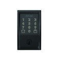 Schlage Residential BE489WBC Encode Smart Wifi Single Cylinder Deadbolt With Touchscreen And, Century Trim, Matte Black