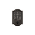 Schlage Residential BE499WB Encode Plus Smart Wifi Single Cylinder Deadbolt With Touchscreen, Compatible With Apple Homekit and Schlage Home App, Camelot Trim, Aged Bronze