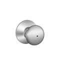 Schlage Residential F40 Plymouth Privacy Knob Lock In Vis Pack Function, Matte Black