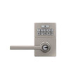 Schlage Residential Jfe109 Keypad Lever With Gatlin Trim And Solstice Lever Z-Wave Connected Set, Style, Satin Nickel