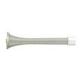 Deltana Baseboard Door Bumper-Steel 3-3/4", Hd, 7/16" Tip Projection, Satin Nickel