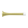 Deltana Baseboard Door Bumper-Steel 3-3/4", Hd, 7/16" Tip Projection, Bright Polished Brass