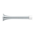 Deltana Baseboard Door Bumper-Steel 3-3/4", Hd, 7/16" Tip Projection, Bright Polished Chrome