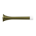 Deltana Baseboard Door Bumper-Steel 3-3/4", Hd, 7/16" Tip Projection, Satin Brass Blackened