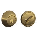 Schlage Residential JD60 Deadbolt, Single Cylinder, Schlage C Keyway, Adjustable 2-3/8" or 2-3/4" Backset, Satin Brass Blackened