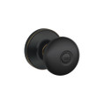 Schlage Residential J40 Stratus Privacy Knob Lock Function, Aged Bronze