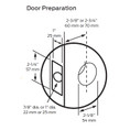 Schlage Residential J40 Seville Privacy Lever Lock Function, Satin Nickel