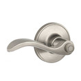 Schlage Residential J40 Seville Privacy Lever Lock Function, Satin Nickel