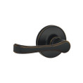 Schlage Residential J10 Torino Passage Lever Lock Function, Aged Bronze