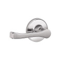 Schlage Residential J10 Torino Passage Lever Lock Function, Bright Polished Chrome