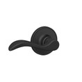 Schlage Residential J10 Seville Passage Lever Lock Function, Matte Black