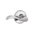 Schlage Residential J10 Seville Passage Lever Lock Function, Bright Polished Chrome