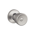 Schlage Residential J40 Byron Privacy Knob Lock In Vis Pack Function, Satin Stainless Steel