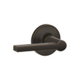 Schlage Residential J10 Solstice Passage Lever Lock With Collins Trim Function, Decorative, Aged Bronze