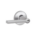 Schlage Residential J54 Solstice Keyed Entry Lever Lock Function, Satin Chrome