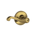 Schlage Residential J54 Lasalle Keyed Entry Lever Lock Function, Antique, Satin Brass Blackened