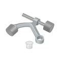 Deltana Hinge Pin Door Stop, Mounted, Solid Brass, Satin Chrome
