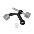 Deltana Hinge Pin Door Stop, Mounted, Solid Brass, Matte Black