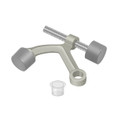 Deltana Hinge Pin Door Stop, Mounted, Solid Brass, Satin Nickel